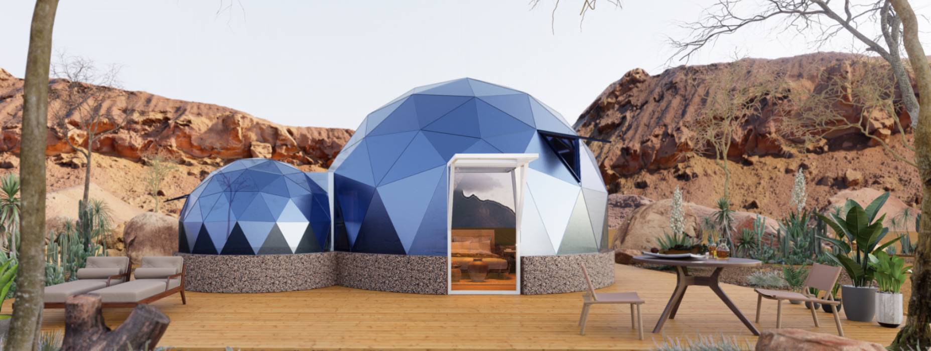 西塞山区球形智能光伏玻璃星空房